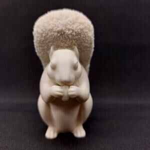 Department 56 Snowbabies Easter Squirrel Figurine ~ Bisque Porcelain